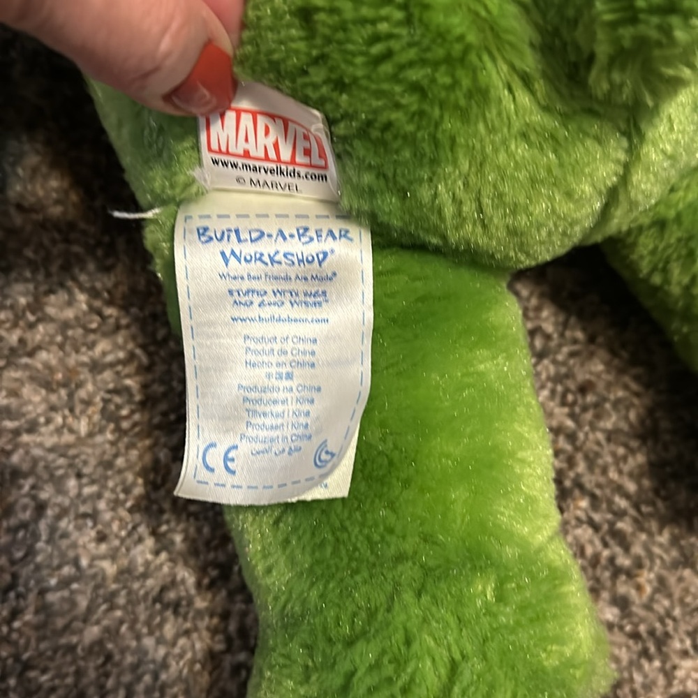 Build A Bear Marvel Avengers Incredible Hulk Bear Plush Costume 17" Stuffed - Picture 7 of 9